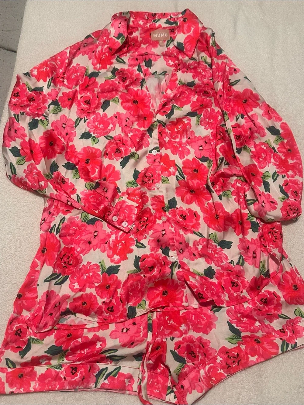 show me your mumu floral early riser pj set soiree medium